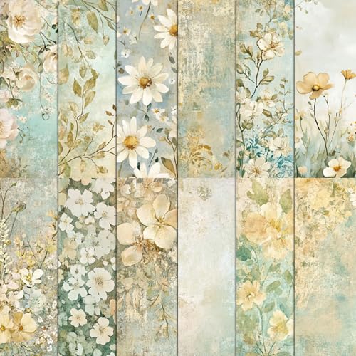Weißes Blumen-Hintergrundpapier von Jajajuegos