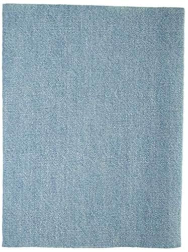 Jajasio 1 Jeans Flicken zum Aufbügeln 100% Baumwolle Bügelflicken Jeans Patches 43 x 20cm - XXL hellblau Jeans Reparatur Flicken von Jajasio