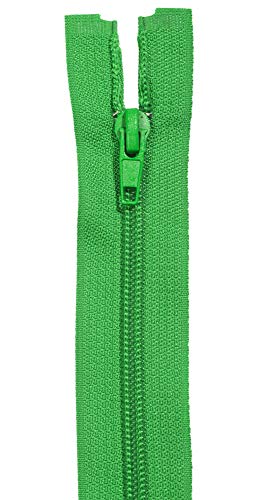 Jajasio 2 STK. Reißverschluss Teilbar 5mm Spirale in 29 Farben grasgrün 45cm teilbarer Reißverschluss von Jajasio