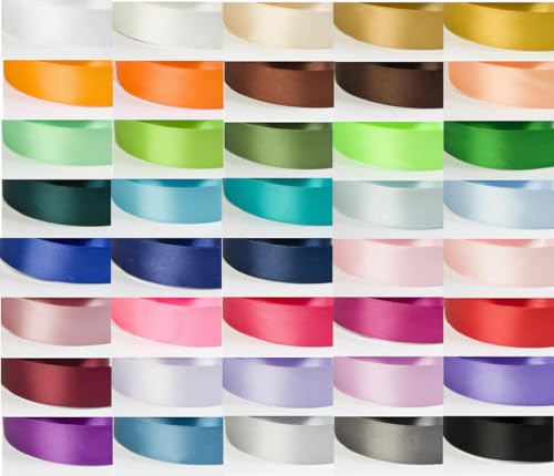 Jajasio 40 Rollen Satinband Geschenkband 40 Farben Satin Schleifenband Dekoband 9mm Breit 27,4m Lang Satinbänder Bunt Stoffband Seidenband Stoff Bänder Zum Basteln und Geschenk Party Hochzeit Jajasio 40 Rollen Satinband Geschenkband 40 Farben Satin Schleifenband Dekoband 9mm Breit 27,4m Lang Satinbänder Bunt Stoffband Seidenband Stoff Bänder Zum Basteln und Geschenk Party Hochzeit von Jajasio
