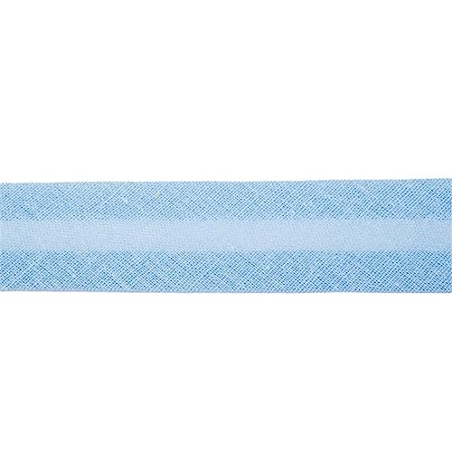 Jajasio Baumwoll Schrägband 25mm breit in 40 Farben, Einfassband Baumwolle Nahtband/Farbe: 32 - hellblau von Jajasio