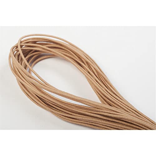 Jajasio Elastische Kordeln/Hutgummi 1mm dick in 19 Farben 02 / beige 10 m Jajasio Elastische Kordeln/Hutgummi 1mm dick in 19 Farben 02 / beige 10 m von Jajasio