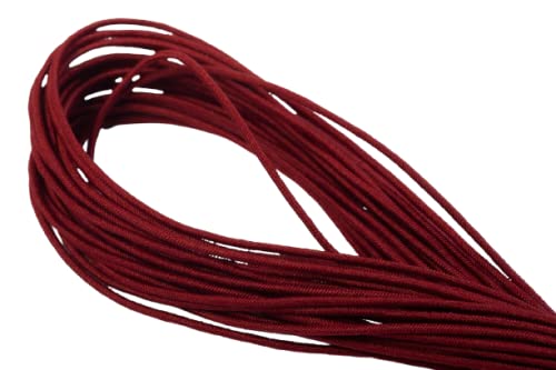 Jajasio Elastische Kordeln/Hutgummi 1mm dick in 19 Farben 09 / dunkelrot 10 m Jajasio Elastische Kordeln/Hutgummi 1mm dick in 19 Farben 09 / dunkelrot 10 m von Jajasio