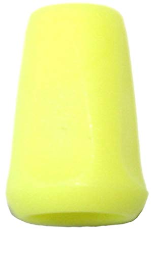 Jajasio Fluoreszierende Kordelenden 10 STK. bis 5mm Kordeldurchmesser #29 01 - Fluoreszierende gelb von Jajasio