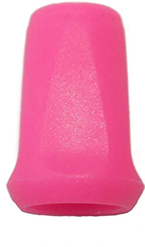 Jajasio Fluoreszierende Kordelenden 10 STK. bis 5mm Kordeldurchmesser #29 04 - Fluoreszierende pink von Jajasio