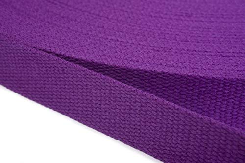Jajasio Gurtband Baumwolle 10mm Breit, Baumwollgurtband Taschengurtband 17 - lila 12 Meter Jajasio Gurtband Baumwolle 10mm Breit, Baumwollgurtband Taschengurtband 17 - lila 12 Meter von Jajasio