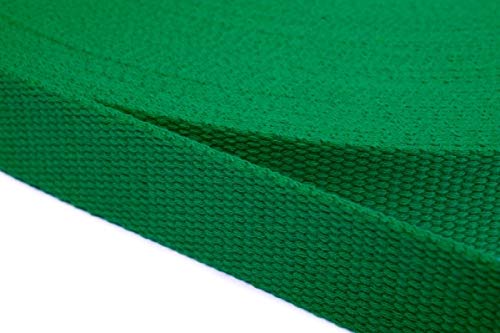 Jajasio Gurtband Baumwolle 30mm Breit, Baumwollgurtband Taschengurtband 16 - grün 6 Meter von Jajasio