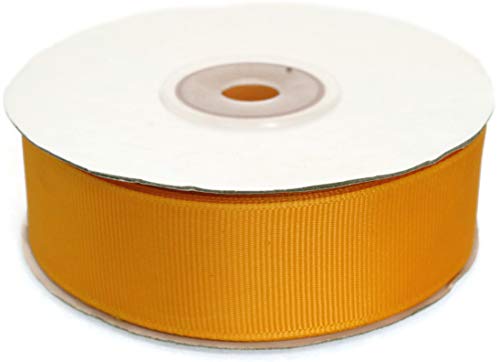 Jajasio Hochwertiges Ripsband 19mm breit, 20 Meter Rolle, Farbe: Sonnengelb #05 von Jajasio