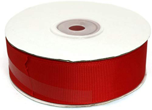 Jajasio Hochwertiges Ripsband 19mm breit, 20 Meter Rolle, Farbe: rot #13 Jajasio Hochwertiges Ripsband 19mm breit, 20 Meter Rolle, Farbe: rot #13 von Jajasio