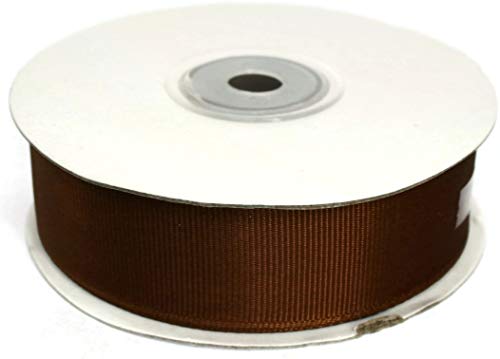 Jajasio Hochwertiges Ripsband 6mm breit, 20 Meter Rolle, Farbe: braun #04 von Jajasio