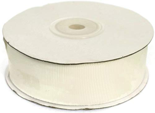 Jajasio Hochwertiges Ripsband 9mm breit, 20 Meter Rolle, Farbe: Creme #02 von Jajasio