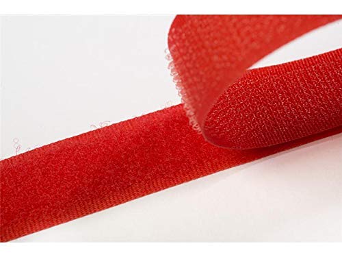 Jajasio Klettband bunt zum Nähen zum aufnähen, 20 mm, hochrot #10 4 Meter Flausch und Haken Jajasio Klettband bunt zum Nähen zum aufnähen, 20 mm, hochrot #10 4 Meter Flausch und Haken von Jajasio