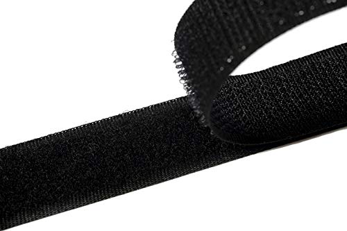 Jajasio Klettband bunt zum Nähen zum aufnähen, 25mm, schwarz #12 4 Meter Flausch und Haken Jajasio Klettband bunt zum Nähen zum aufnähen, 25mm, schwarz #12 4 Meter Flausch und Haken von Jajasio