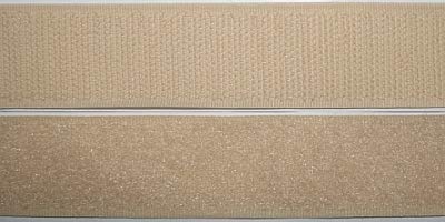 Jajasio Klettband selbstklebend Extra Stark, 20 mm, beige #02 10 Meter, selbstklebendes Klettband von Jajasio