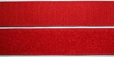 Jajasio Klettband selbstklebend Extra Stark, 20 mm, rot #04 10 Meter, selbstklebendes Klettband von Jajasio