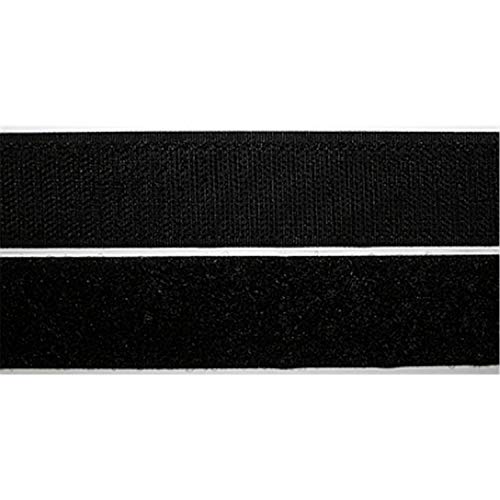Jajasio Klettband selbstklebend Extra Stark, 20mm, schwarz #12 4 Meter, selbstklebendes Klettband von Jajasio