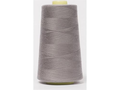 Jajasio Overlockgarn 50/2 in 200 Farben 5000 Yards (4570 Meter) - Beige/Grau - 727 Nähgarn für Overlock-Nähmaschinen von Jajasio