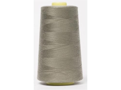 Jajasio Overlockgarn 50/2 in 200 Farben 5000 Yards (4570 Meter) - Beige/Grau - 764 Nähgarn für Overlock-Nähmaschinen von Jajasio