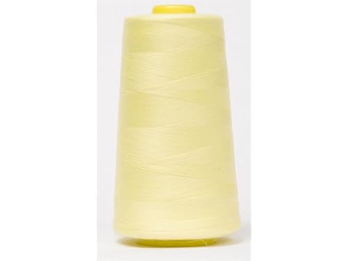 Jajasio Overlockgarn 50/2 in 200 Farben 5000 Yards (4570 Meter) - Creme/Gelb/Orange - 511 Nähgarn für Overlock-Nähmaschinen von Jajasio