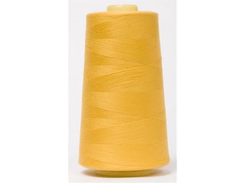 Jajasio Overlockgarn 50/2 in 200 Farben 5000 Yards (4570 Meter) - Creme/Gelb/Orange - 517 Nähgarn für Overlock-Nähmaschinen von Jajasio