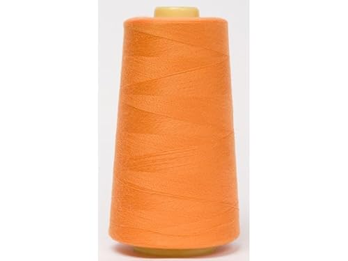 Jajasio Overlockgarn 50/2 in 200 Farben 5000 Yards (4570 Meter) - Creme/Gelb/Orange - 522 Nähgarn für Overlock-Nähmaschinen von Jajasio