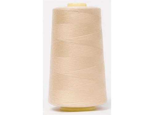 Jajasio Overlockgarn 50/2 in 200 Farben 5000 Yards (4570 Meter) - Creme/Gelb/Orange - 528 Nähgarn für Overlock-Nähmaschinen von Jajasio