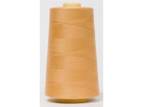 Jajasio Overlockgarn 50/2 in 200 Farben 5000 Yards (4570 Meter) - Creme/Gelb/Orange - 703 Nähgarn für Overlock-Nähmaschinen von Jajasio