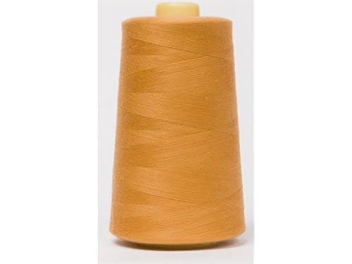 Jajasio Overlockgarn 50/2 in 200 Farben 5000 Yards (4570 Meter) - Creme/Gelb/Orange - 705 Nähgarn für Overlock-Nähmaschinen von Jajasio
