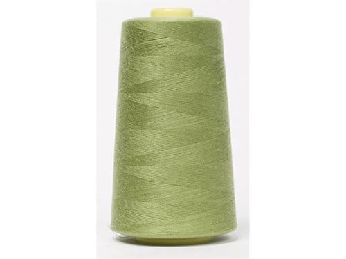 Jajasio Overlockgarn 50/2 in 200 Farben 5000 Yards (4570 Meter) - Grün/Oliv - 775 Nähgarn für Overlock-Nähmaschinen von Jajasio