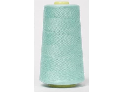 Jajasio Overlockgarn 50/2 in 200 Farben 5000 Yards (4570 Meter) - Türkis/Marine -830 Nähgarn für Overlock-Nähmaschinen von Jajasio