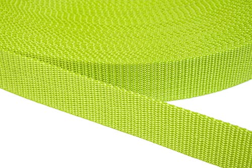 Jajasio PP Gurtband 25mm breit aus Polypropylen, 1.2mm Stark in 41 Farben 33 - Lime 50 Meter Jajasio PP Gurtband 25mm breit aus Polypropylen, 1.2mm Stark in 41 Farben 33 - Lime 50 Meter von Jajasio