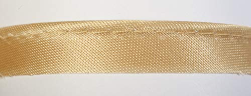 Jajasio Paspelband Satin, in 40 Farben, Biesenband Atlas/Farbe: Gold/beige von Jajasio