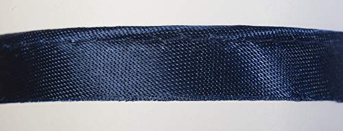 Jajasio Paspelband Satin, in 40 Farben, Biesenband Atlas/Farbe: dunkelblau von Jajasio