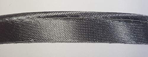 Jajasio Paspelband Satin, in 40 Farben, Biesenband Atlas/Farbe: dunkelgrau von Jajasio