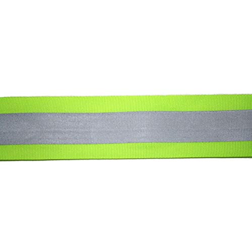 Jajasio Reflektorband 60mm breit zum Aufnähen in 2 Farben gelbgrün-silber 05 Meter. Reflektierendes Band, Leuchtband Jajasio Reflektorband 60mm breit zum Aufnähen in 2 Farben gelbgrün-silber 05 Meter. Reflektierendes Band, Leuchtband von Jajasio
