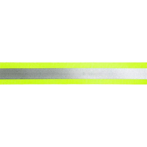 Jajasio Reflektorband Elastisch 5m Gelb 30mm breit, Gummiband Reflektierend, Gummiband Reflektierend von Jajasio