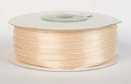 Jajasio Satinband 100 Yard-Rolle, 3mm breit, Auswahl aus 50 Farben/Farbe: 03 - beige, Geschenkband, Schleifenband Jajasio Satinband 100 Yard-Rolle, 3mm breit, Auswahl aus 50 Farben/Farbe: 03 - beige, Geschenkband, Schleifenband von Jajasio