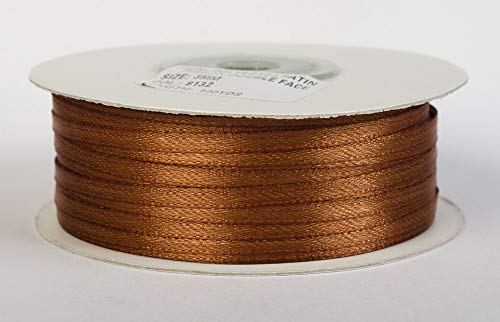 Jajasio Satinband 100 Yard-Rolle, 3mm breit, Auswahl aus 50 Farben/Farbe: 09 - Kupfer, Geschenkband, Schleifenband Jajasio Satinband 100 Yard-Rolle, 3mm breit, Auswahl aus 50 Farben/Farbe: 09 - Kupfer, Geschenkband, Schleifenband von Jajasio