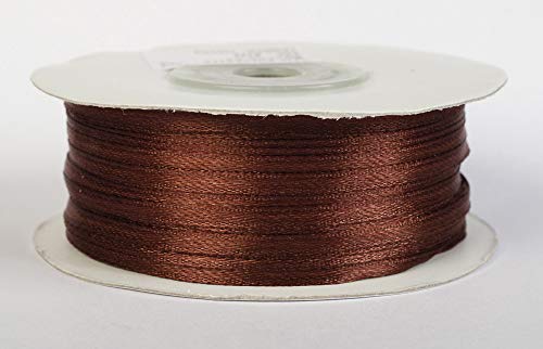 Jajasio Satinband 100 Yard-Rolle, 3mm breit, Auswahl aus 50 Farben/Farbe: 10 - schockobraun, Geschenkband, Schleifenband Jajasio Satinband 100 Yard-Rolle, 3mm breit, Auswahl aus 50 Farben/Farbe: 10 - schockobraun, Geschenkband, Schleifenband von Jajasio