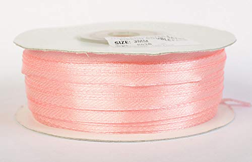 Jajasio Satinband 100 Yard-Rolle, 3mm breit, Auswahl aus 50 Farben/Farbe: 32 - rosa|lachs, Geschenkband, Schleifenband Jajasio Satinband 100 Yard-Rolle, 3mm breit, Auswahl aus 50 Farben/Farbe: 32 - rosa|lachs, Geschenkband, Schleifenband von Jajasio