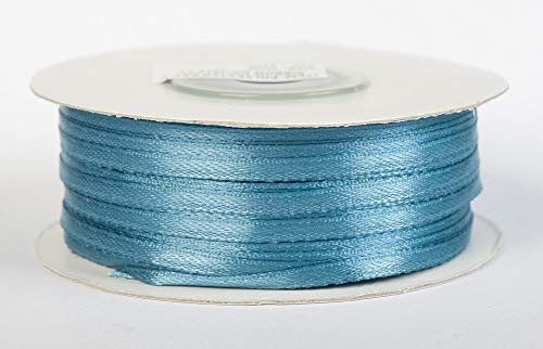 Jajasio Satinband 100 Yard-Rolle, 3mm breit, Auswahl aus 50 Farben/Farbe: 47 - stahlblau, Geschenkband, Schleifenband Jajasio Satinband 100 Yard-Rolle, 3mm breit, Auswahl aus 50 Farben/Farbe: 47 - stahlblau, Geschenkband, Schleifenband von Jajasio