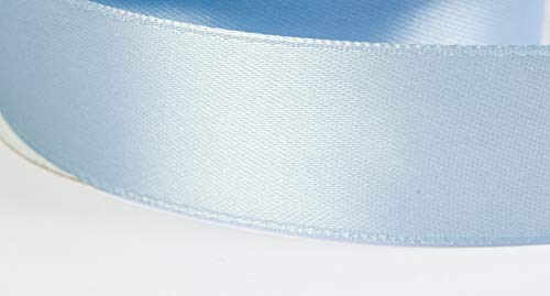 Jajasio Satinband 30 Yard-Rolle, 12mm breit, Auswahl aus 50 Farben/Farbe: 26 - hellblau, Geschenkband, Schleifenband von Jajasio
