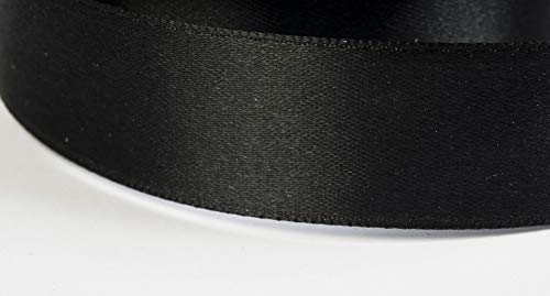 Jajasio Satinband 30 Yard-Rolle, 12mm breit, Auswahl aus 50 Farben/Farbe: 50 - schwarz, Geschenkband, Schleifenband Jajasio Satinband 30 Yard-Rolle, 12mm breit, Auswahl aus 50 Farben/Farbe: 50 - schwarz, Geschenkband, Schleifenband von Jajasio
