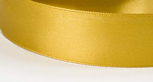 Jajasio Satinband 30 Yard-Rolle, 25mm breit, Auswahl aus 50 Farben/Farbe: 05 - gelbgold, Geschenkband, Schleifenband Jajasio Satinband 30 Yard-Rolle, 25mm breit, Auswahl aus 50 Farben/Farbe: 05 - gelbgold, Geschenkband, Schleifenband von Jajasio
