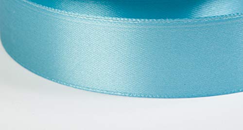 Jajasio Satinband 30 Yard-Rolle, 25mm breit, Auswahl aus 50 Farben/Farbe: 23 - Aqua, Geschenkband, Schleifenband Jajasio Satinband 30 Yard-Rolle, 25mm breit, Auswahl aus 50 Farben/Farbe: 23 - Aqua, Geschenkband, Schleifenband von Jajasio