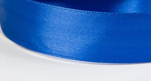 Jajasio Satinband 30 Yard-Rolle, 25mm breit, Auswahl aus 50 Farben/Farbe: 27 - kornblumenblau, Geschenkband, Schleifenband von Jajasio