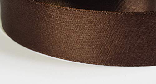 Jajasio Satinband 30 Yard-Rolle, 38mm breit, Auswahl aus 50 Farben/Farbe: 11 - dunkelbraun, Geschenkband, Schleifenband Jajasio Satinband 30 Yard-Rolle, 38mm breit, Auswahl aus 50 Farben/Farbe: 11 - dunkelbraun, Geschenkband, Schleifenband von Jajasio