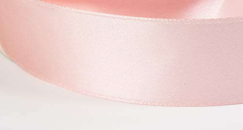 Jajasio Satinband 30 Yard-Rolle, 50mm breit, Auswahl aus 50 Farben/Farbe: 32 - rosa|lachs, Geschenkband, Schleifenband von Jajasio