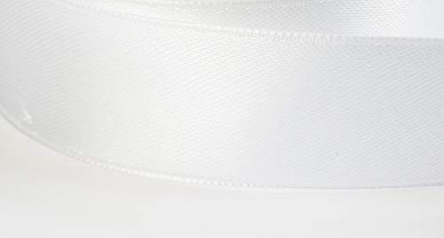 Jajasio Satinband 30 Yard-Rolle, 6mm breit, Auswahl aus 50 Farben/Farbe: 01 - wiess, Geschenkband, Schleifenband Jajasio Satinband 30 Yard-Rolle, 6mm breit, Auswahl aus 50 Farben/Farbe: 01 - wiess, Geschenkband, Schleifenband von Jajasio