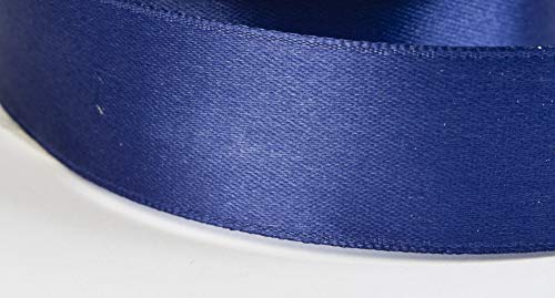 Jajasio Satinband 30 Yard-Rolle, 9mm breit, Auswahl aus 50 Farben/Farbe: 29 - dunkelblau, Geschenkband, Schleifenband von Jajasio